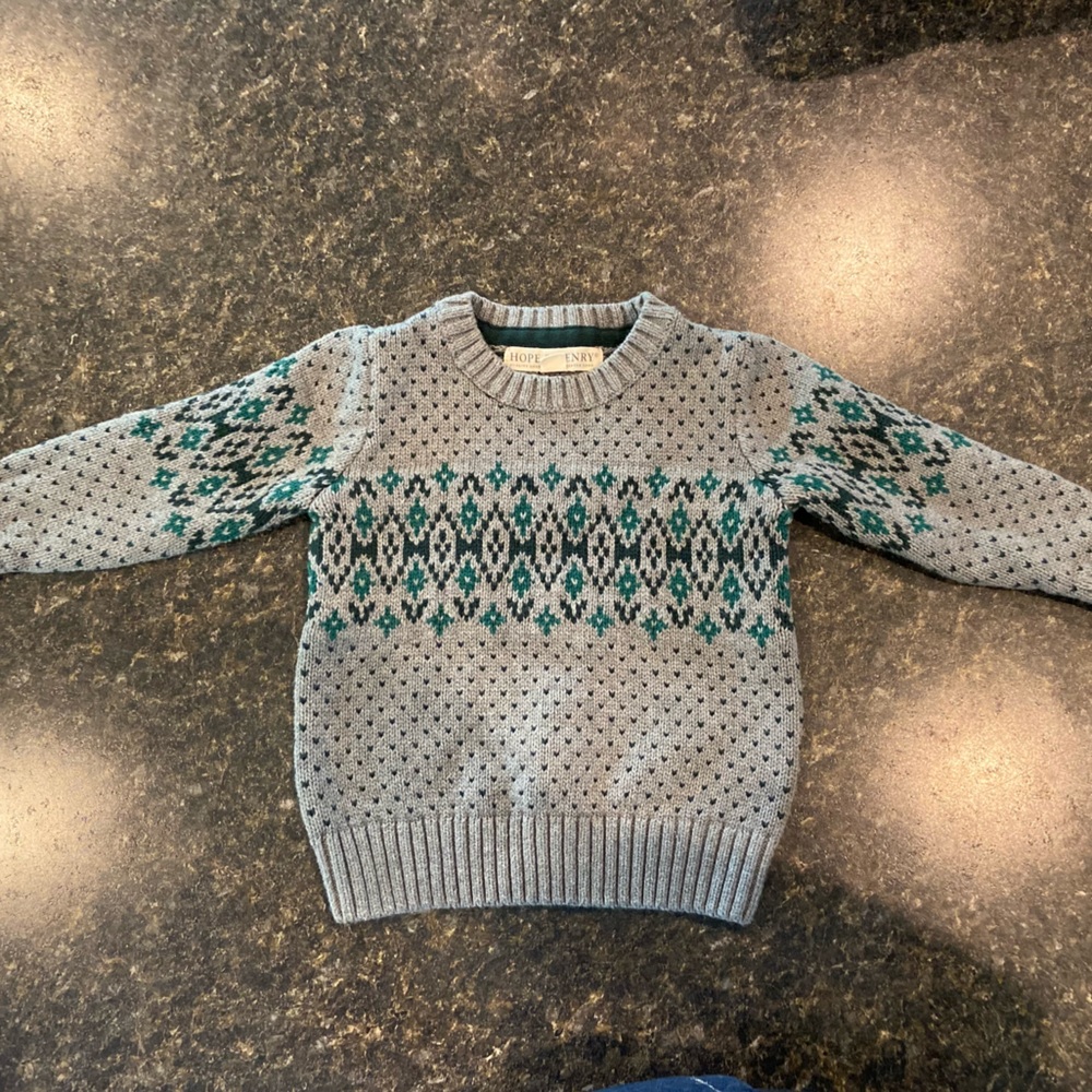Hope & Henry Toddler Boys’ Sweater - Size 18-24 Months
